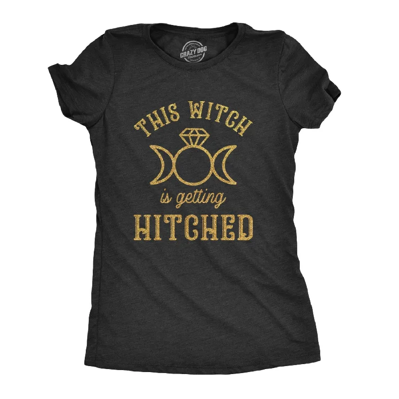 stylish animal print top for women -This Witch Is Getting Hitched Women's T Shirt