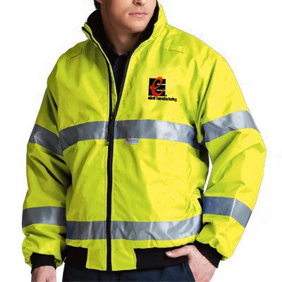 women's relaxed fit blazer -Charles River Signal Hi-Vis Jacket