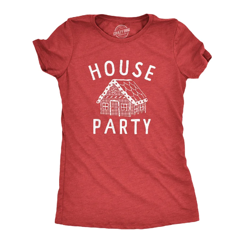 ladies' pastel-colored top -House Party Women's T Shirt