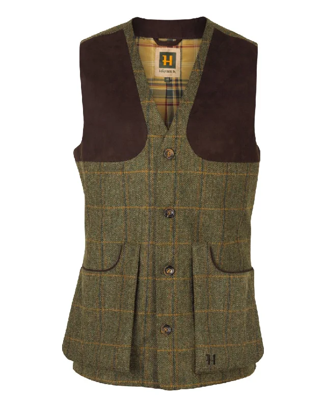 women's double-breasted coat -Harkila Kenmore Shooting Waistcoat