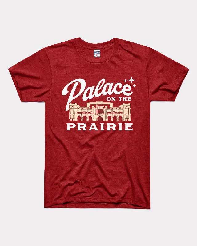 ladies' draped wrap top -Palace on the Prairie Cardinal T-Shirt