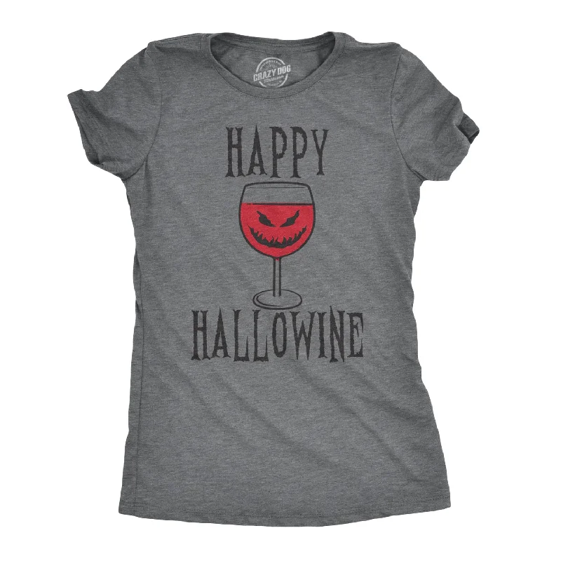 women's breathable activewear top -Hallowine Women's T Shirt