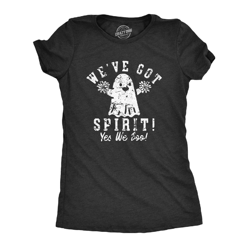 chic asymmetrical top for women -Weve Got Spirit Yes We Boo Women's T Shirt