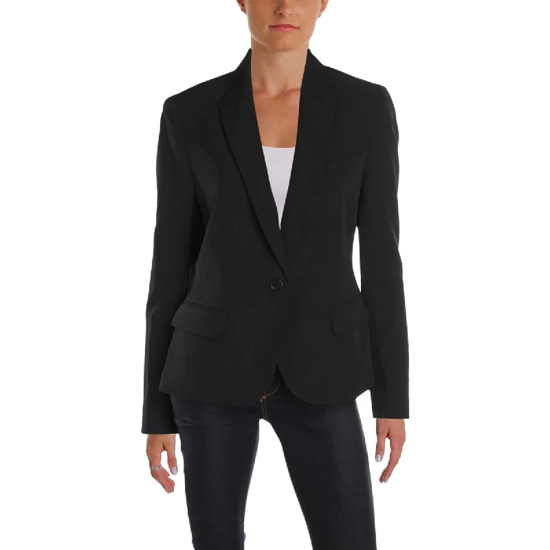 sustainable eco-friendly coat for women -Anne Klein Womens Textured Office One-Button Blazer