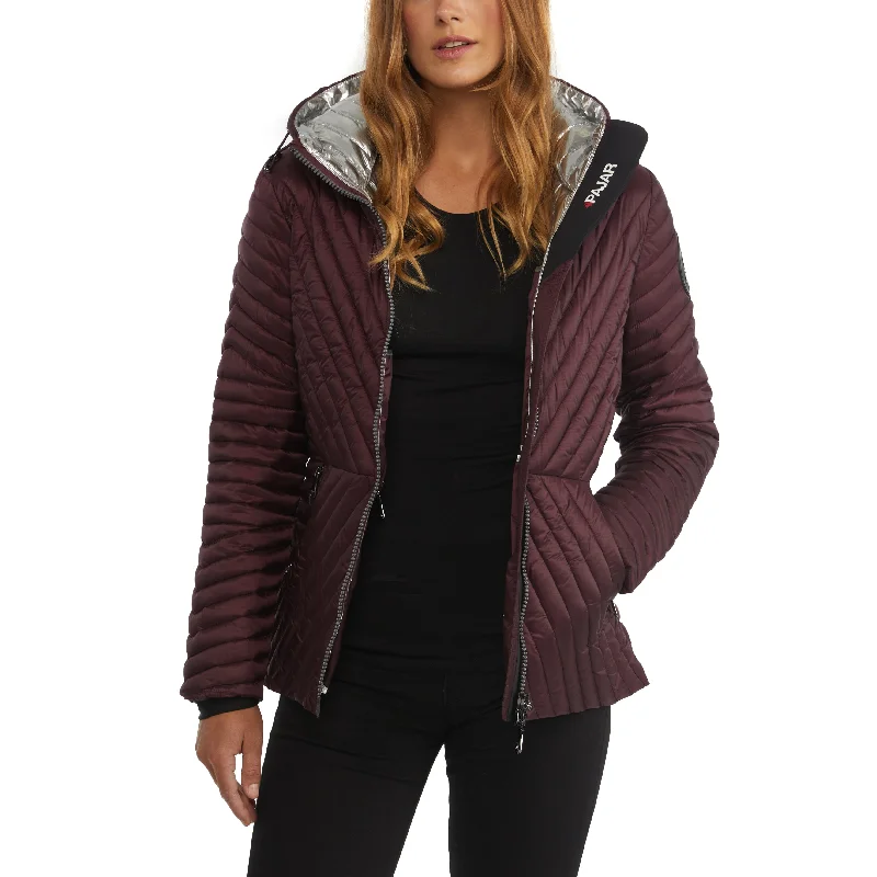 chic oversized blazer for women -Pajar Women’s Nikola Lightweight Packable Puffer Jacket