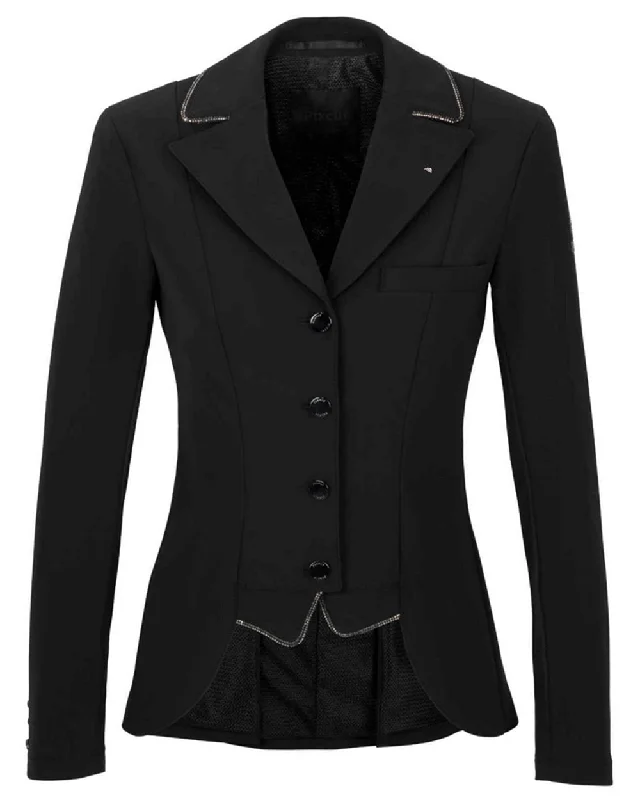 long elegant trench coat for women -Pikeur Cecile Ladies Short Tail Coat 1520