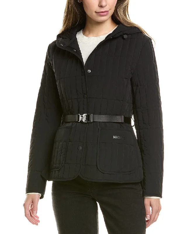 warm down coat for women -Mackage Quilted Jacket