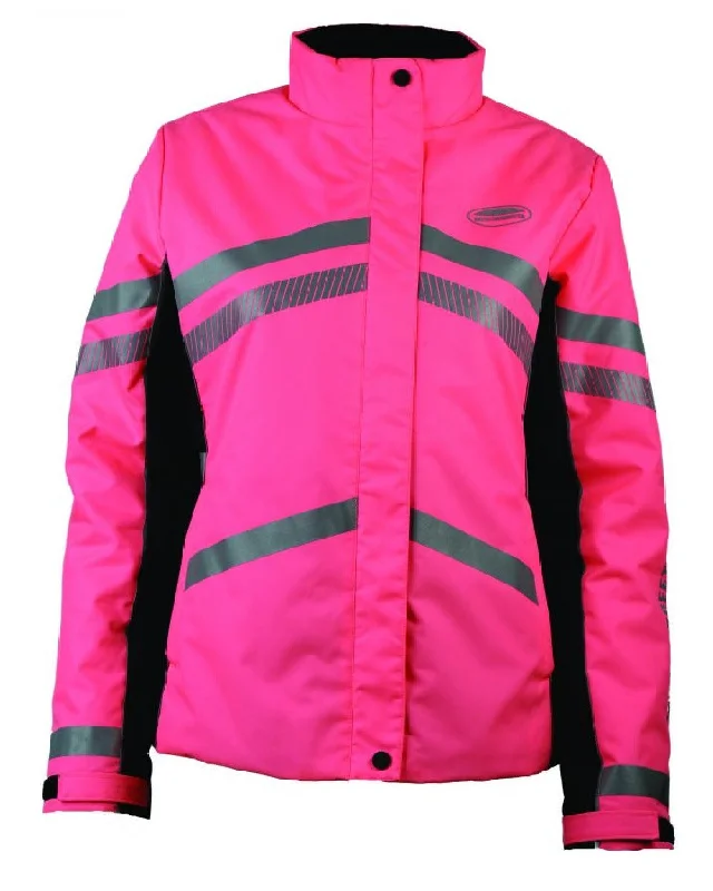 classic trench raincoat for women -WeatherBeeta Reflective Heavy Padded Waterproof Jacket