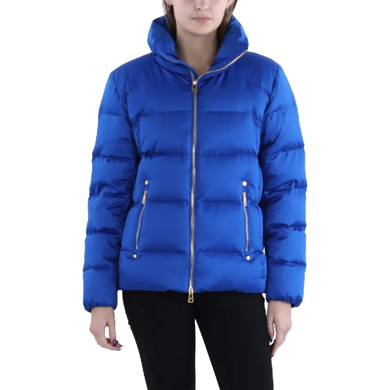 women's stylish blazer -Womens Quilted Warm Puffer Jacket