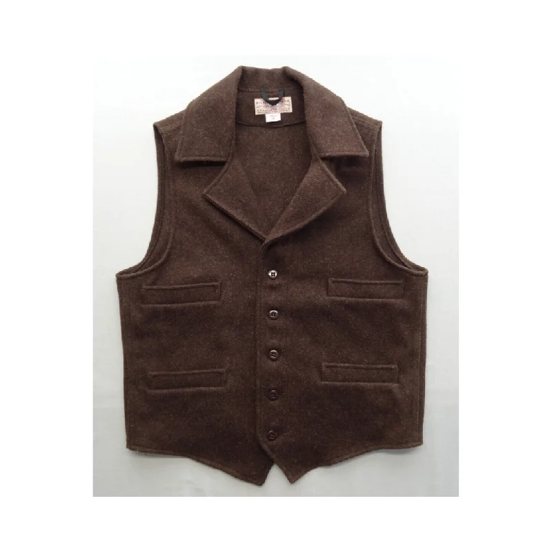 ladies' sporty windbreaker -Filson Mackinaw Wool Western Vest