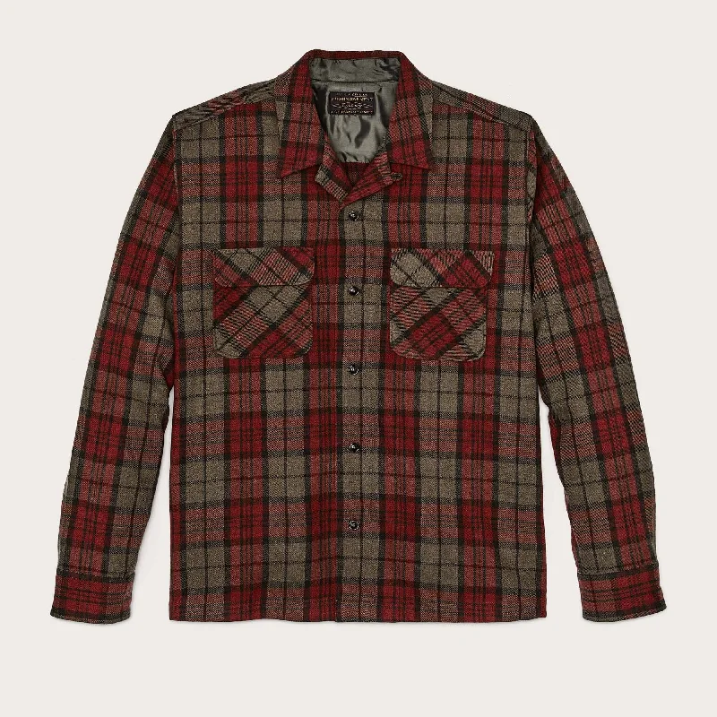 women's oversized sweatshirt -BUCKNER WOOL CAMP SHIRT