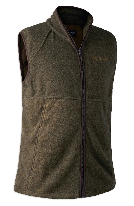 cropped wool blazer for women -Deerhunter Wingshooter Fleece Waistcoat