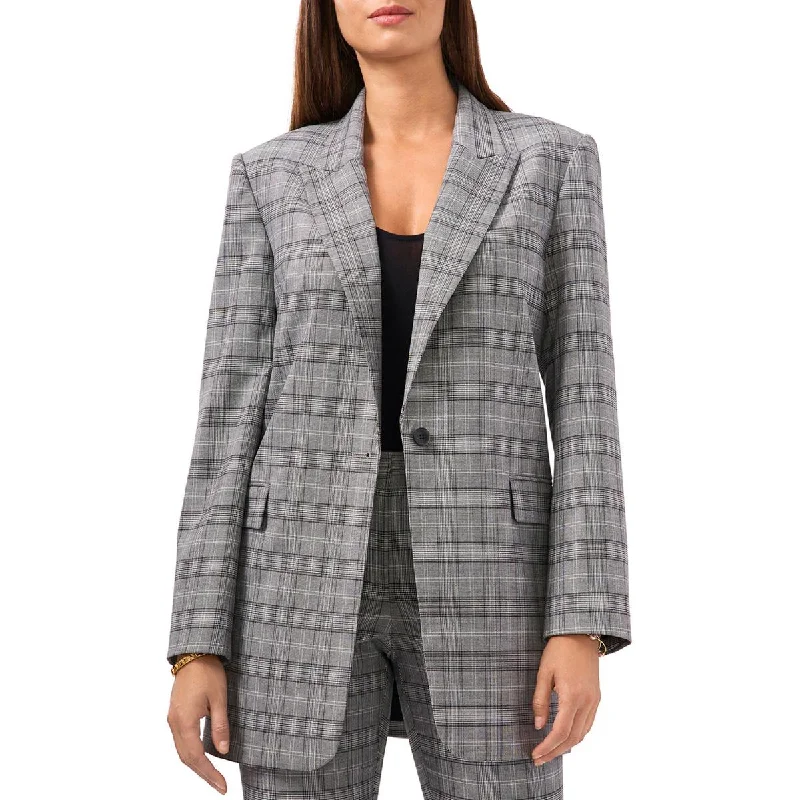 sleek minimalist coat for women -Vince Camuto Womens Fall Harmony Suit Separate Office One-Button Blazer