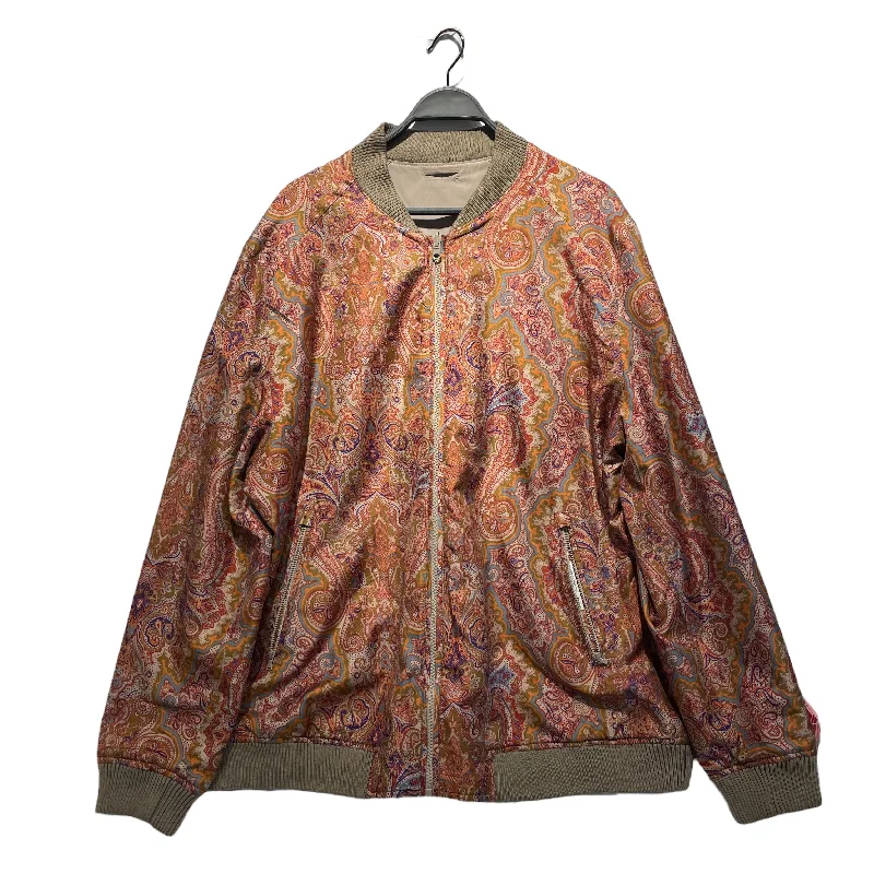 ladies' longline puffer coat -Robert Graham/Baseball Jkt/XXXL/Silk/MLT/All Over Print/