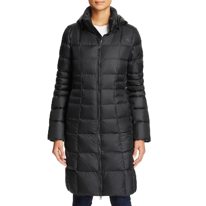 sustainable eco-friendly coat for women -The North Face Women's Metropolis Down Parka Jacket Black Size Extra Large - X-Large