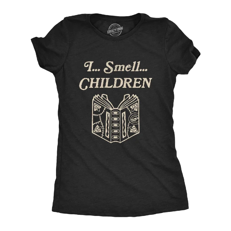 casual relaxed-fit blouse for women -I Smell Children Women's T Shirt