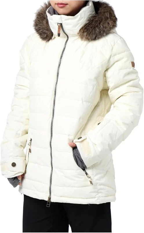 women's thermal long coat -Quinn Jacket In Wbs0