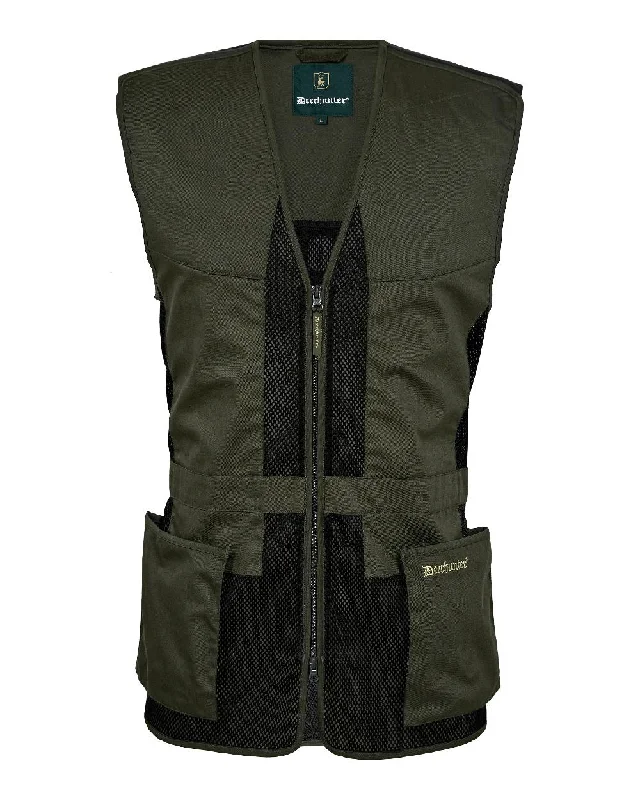 winter-ready faux shearling jacket for women -Deerhunter Atlas Mesh Shooting Waistcoat