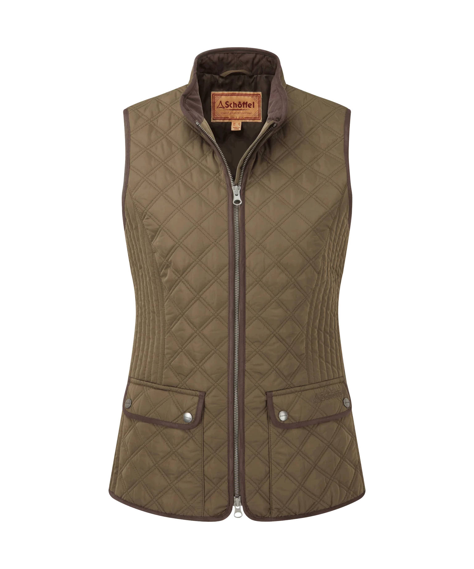 ladies' wool overcoat -Schoffel Women's Quilt Gilet