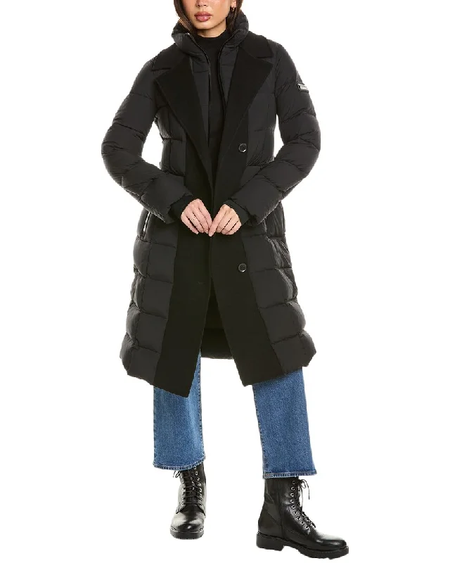 women's elegant cape coat -RUDSAK Dalya Down Coat