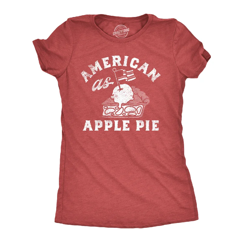 loose-fitting tunic top for women -American As Apple Pie Women's T Shirt