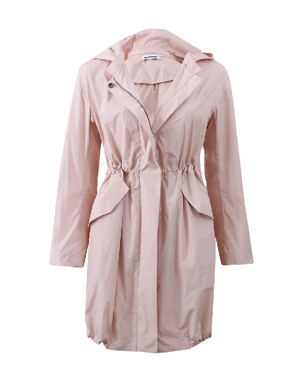 warm down coat for women -Torpedo Long Jacket