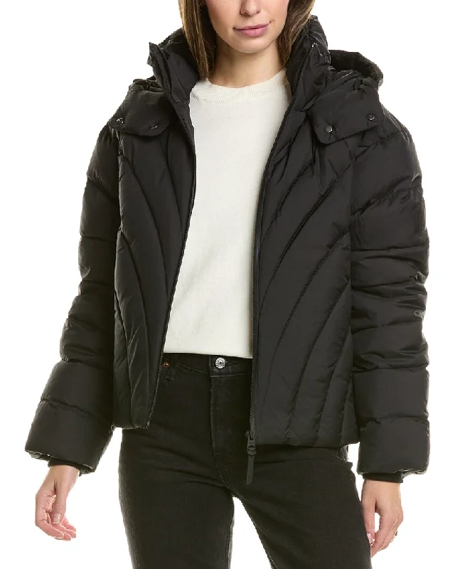 women's waterproof raincoat -Mackage Quilted Puffer Jacket