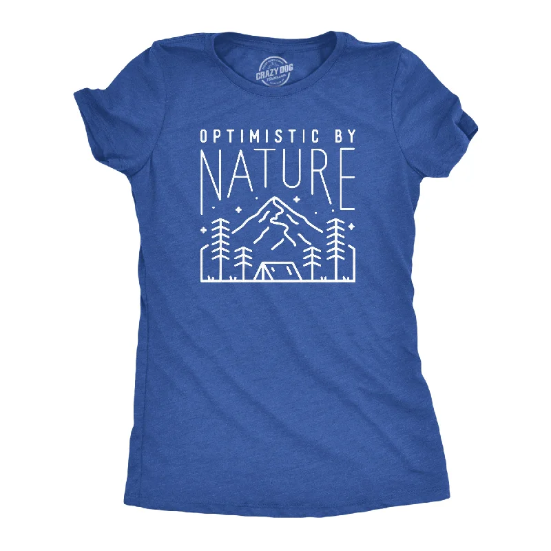 soft-touch modal t-shirt for women -Optimistic By Nature Women's T Shirt