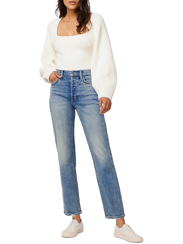 women's vintage flared jeans -The Honor Womens Denim Ankle Jeans