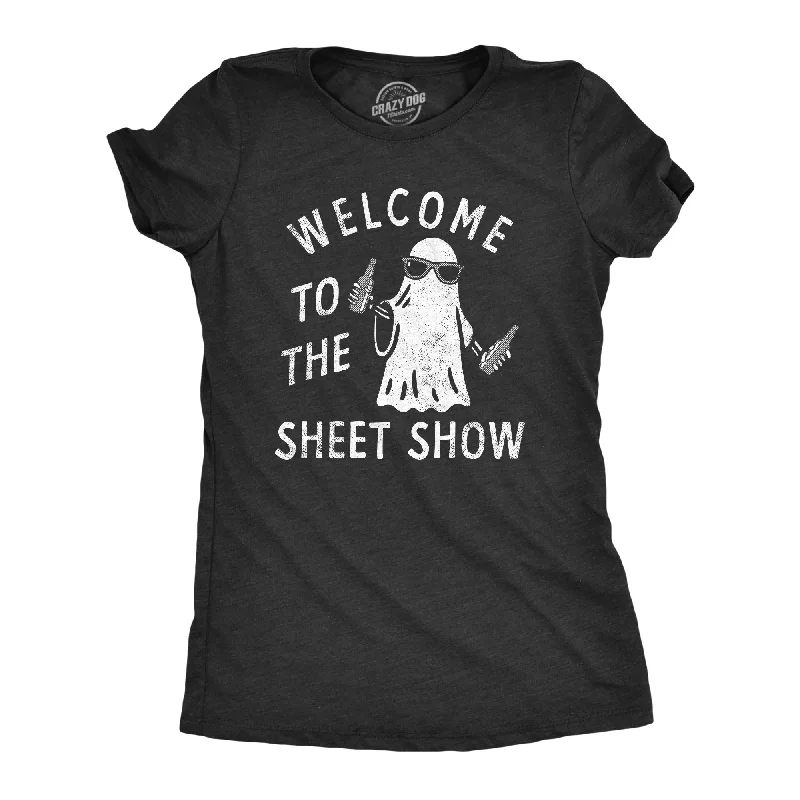 fitted ribbed blouse for women -Welcome To The Sheet Show Women's T Shirt