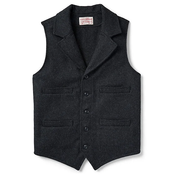 ladies' cashmere overcoat -Filson Mackinaw Wool Western Vest