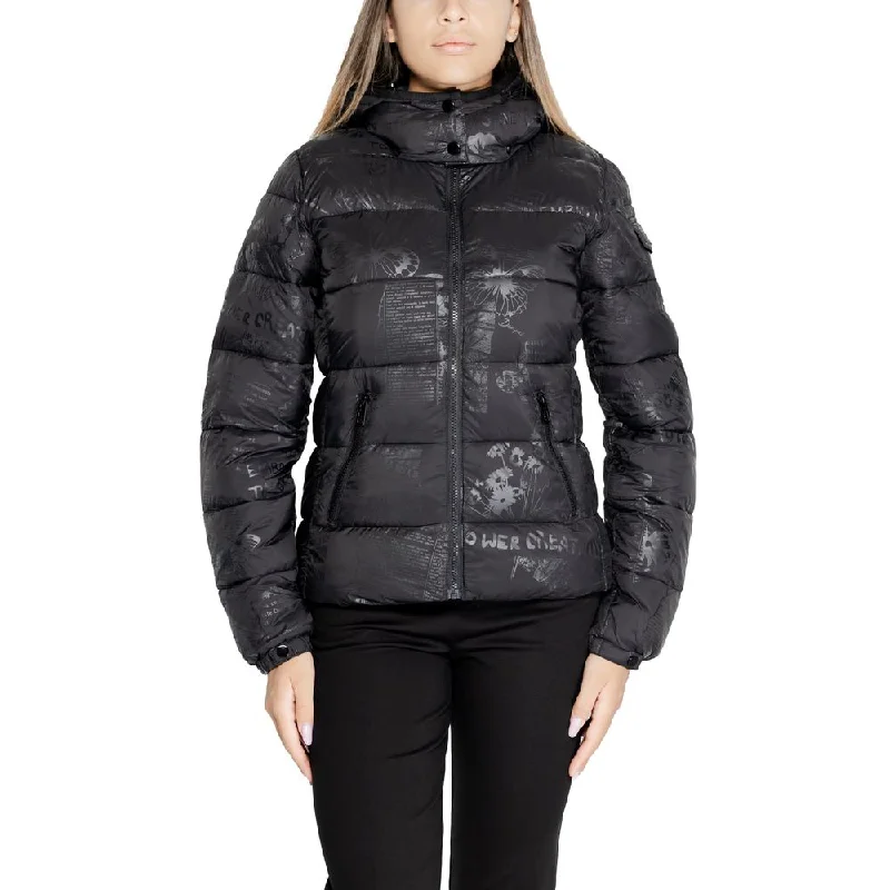 luxury designer winter coat for women -Desigual  Polyamide Jackets & Women's Coat