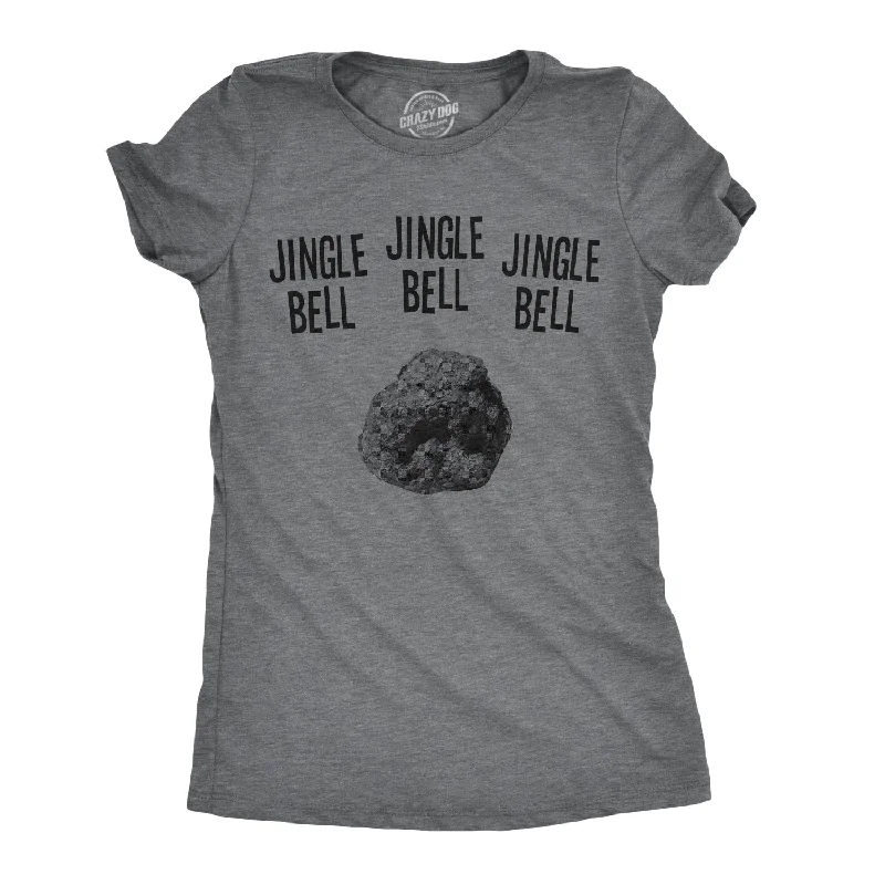 chic pleated detail top for ladies -Jingle Bell Rock Women's T Shirt