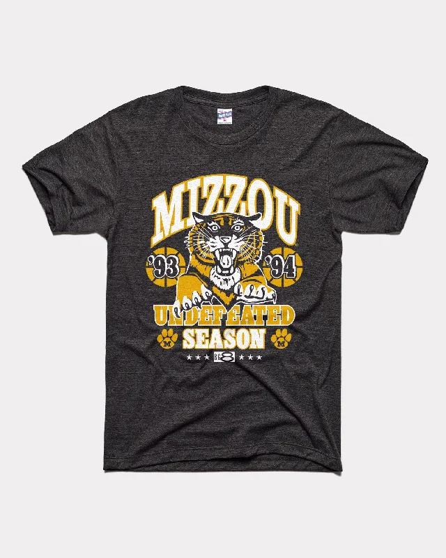 comfortable bamboo fabric top for women -Missouri Tigers Undefeated Season Black T-Shirt