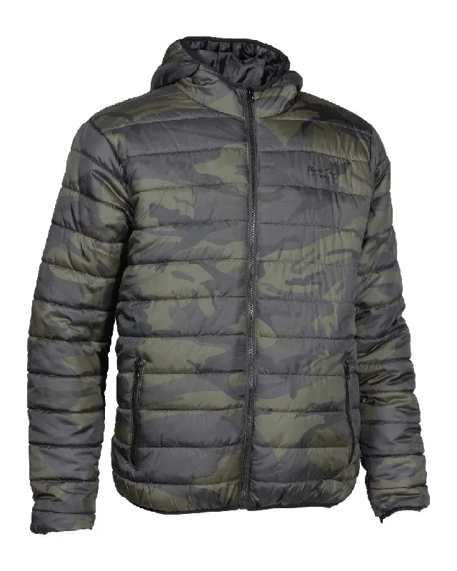 classic women's wool coat -Percussion Camo Trek Down Jacket