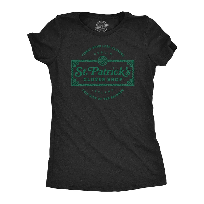 trendy square-neck blouse for ladies -St. Patrick's Clover Shop Women's T Shirt