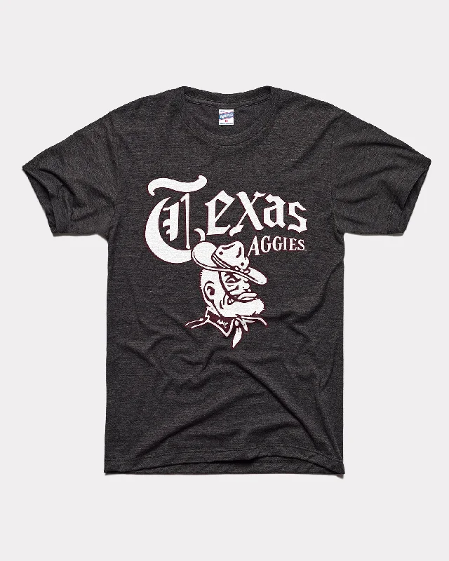 stylish animal print top for women -Texas A&M Aggies Black T-Shirt