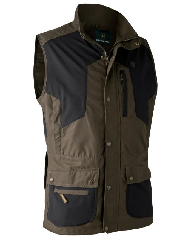 ladies' longline puffer coat -Deerhunter Strike Waistcoat