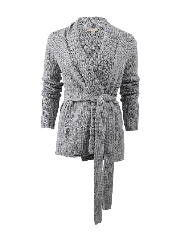 structured blazer jacket for women -Shawl Collar Sweater Jacket