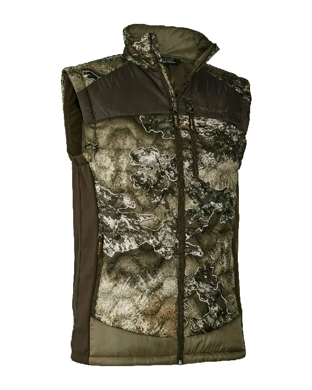 women's biker-style leather jacket -Deerhunter Excape Quilted Waistcoat