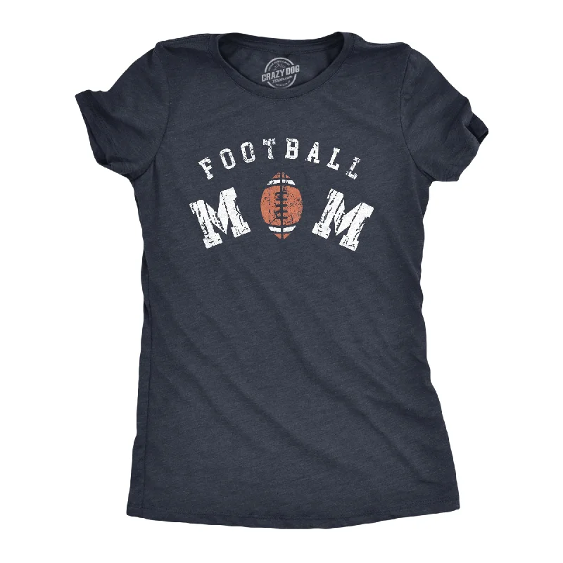 breathable moisture-wicking top for women -Football Mom Women's T Shirt