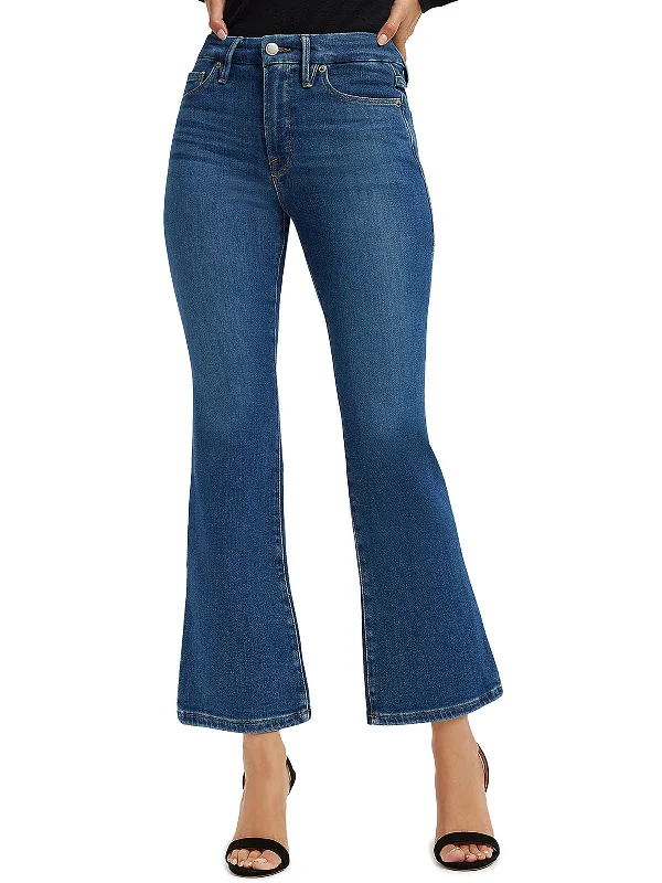 ladies' tapered leg denim pants -Good Legs Womens Denim Bootcut Jeans