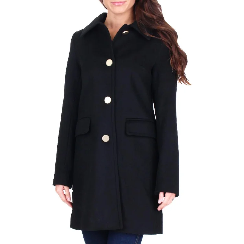 ladies' long hooded winter coat -Sophie Womens Dressy Midi Long Coat