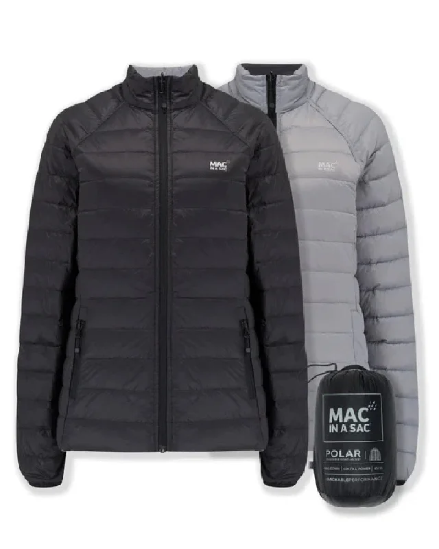 ladies' wool overcoat -Mac In A Sac Packable Womens Down Jacket