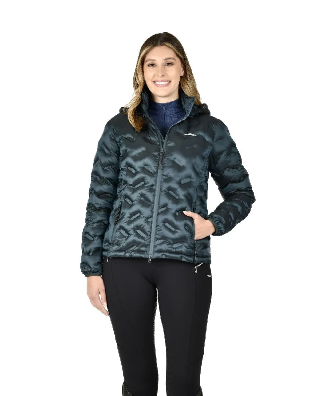 fitted wool blend coat for women -WeatherBeeta Georgia Puffer Jacket