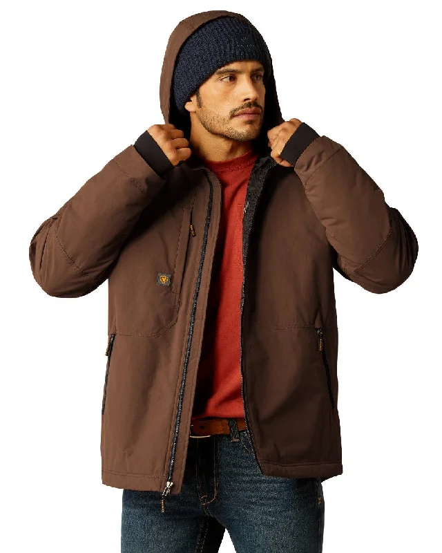 military-style coat for women -Ariat Rebar Cordura Ripstop Insulated Jacket