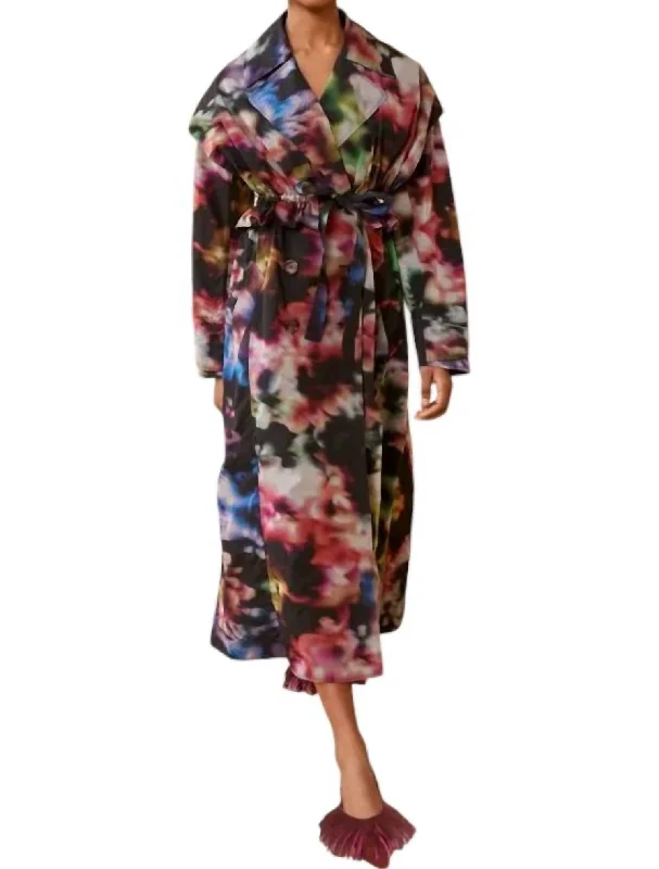 elegant long coat for women -Sigrid Coat In Aura