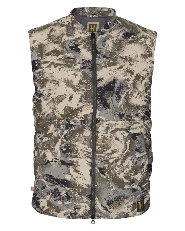 lightweight quilted jacket for women -Harkila Camo HSP Insulated Waistcoat