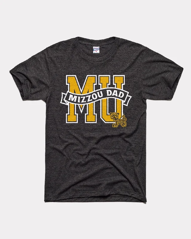 ladies' long sleeve top -Mizzou Dad Vintage Black T-Shirt