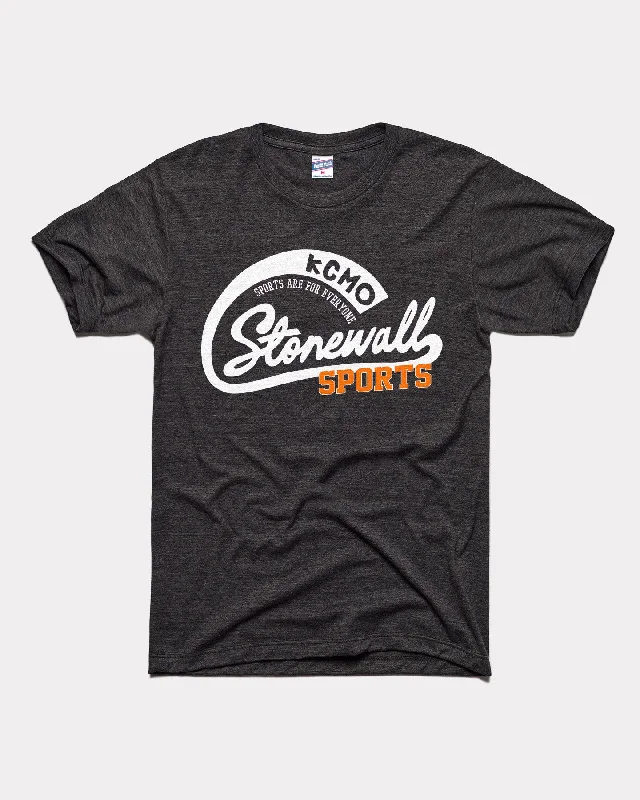 ladies' cowl neck blouse -Stonewall Sports Kansas City Black T-Shirt